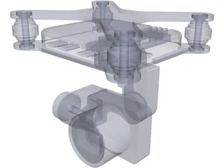 DJI Phantom Gimbal 3D Model