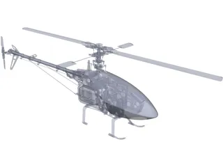 RC Helicopter 3D Model