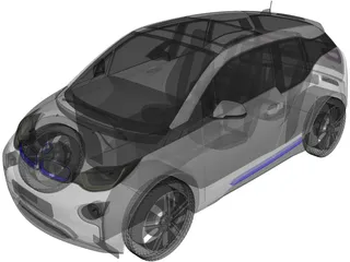 BMW i3 3D Model