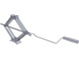 Scissors Jack Mechanism 3D Model