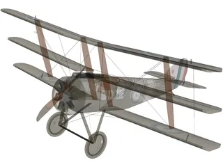 Dixie Triplane 3D Model