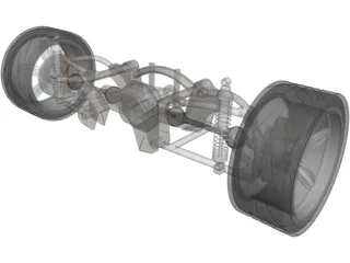 Rear Suspension 3D Model