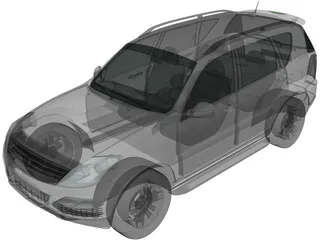 SsangYong Rexton 3D Model