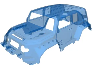 Toyota FJ Cruiser Body 3D Model