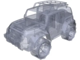 Toyota FJ Cruiser Toy 3D Model