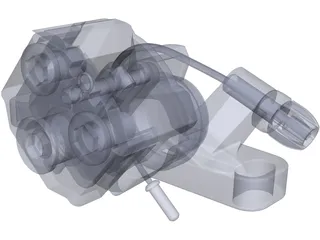 Disc Brake Caliper 3D Model