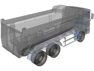 Dump Truck 3D Model