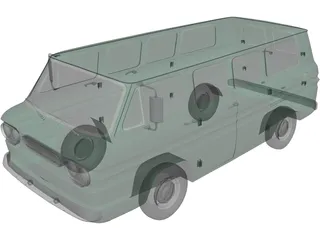 Chevrolet Corvair Greenbrier (1961) 3D Model