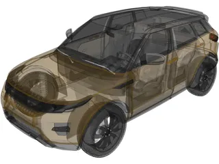 Range Rover Evoque 3D Model