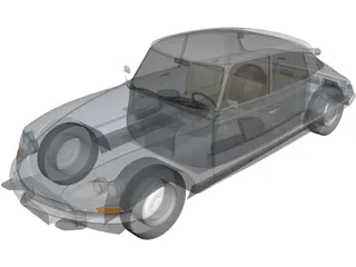 Citroen DS (1967) 3D Model