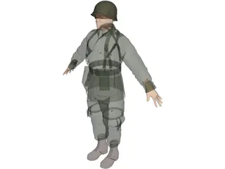 Soldier 3D Model