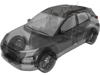 Hyundai Kona (2018) 3D Model