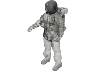 Space Suit 3D Model