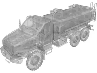 Ural Next Fuel Truck 3D Model