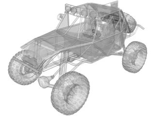 Dune Buggy 3D Model