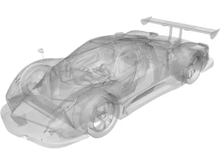 Pagani Zonda R 3D Model