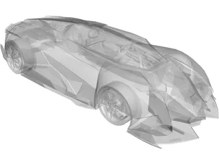 Lamborghini Egoista 3D Model