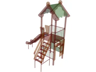 Park Slides 3D Model