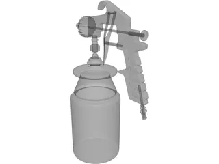 Spray Gun 3D Model