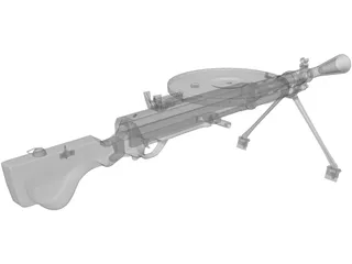 DP-28 3D Model