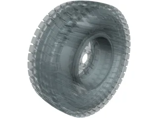 BFGoodrich Baja Wheel 3D Model