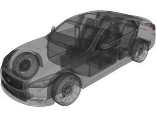 Infiniti Q70 (2015) 3D Model