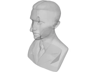 Nikola Tesla Bust 3D Model