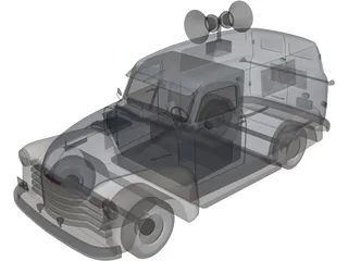 Chevrolet Panel Van (1951) 3D Model