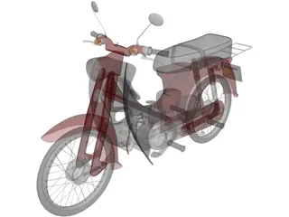 Moped 3D Model