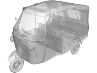 Piaggio Ape Calessino 3D Model