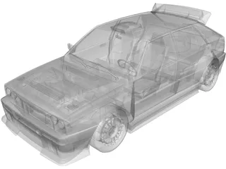 Lancia Delta HF Integrale Evoluzione 3D Model