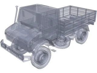 Mercedes-Benz Unimog 1300L 3D Model