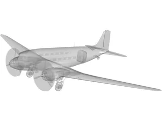 Douglas C-47 Skytrain 3D Model