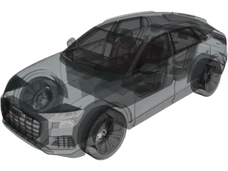 Audi Q8 (2019) 3D Model