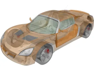 Opel Speedster Turbo (2004) 3D Model