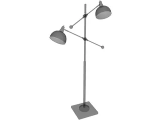 Lite Source Lamp 3D Model