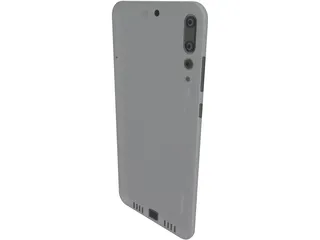 Huawei P20 Pro 3D Model