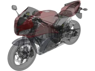 Honda CBR 600RR (2009) 3D Model