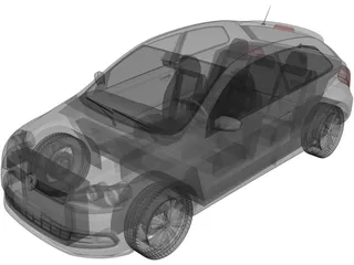 Volkswagen Polo (2013) 3D Model