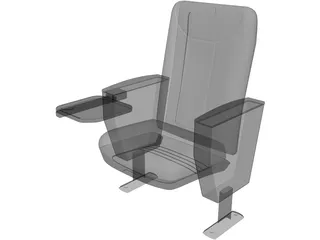 Cinema Chair Ey-145 3D Model
