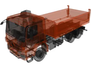 Mercedes-Benz Dump Truck 3D Model