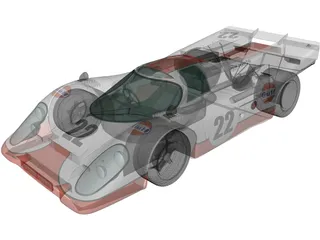 Porsche 917K (1969) 3D Model