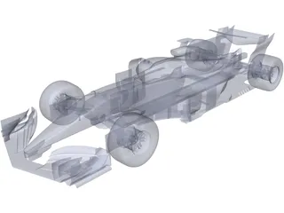 Formula 1 Car (2017) 3D Model