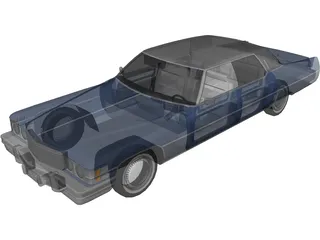 Cadillac Deville (1974) 3D Model