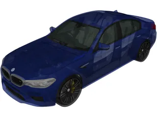 BMW M5 (2018) 3D Model