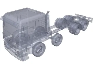 MAN TGS Truck 8x4 3D Model