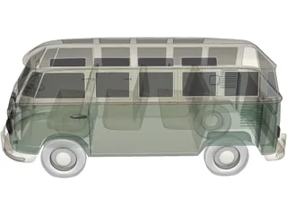 Volkswagen Transporter T1 3D Model