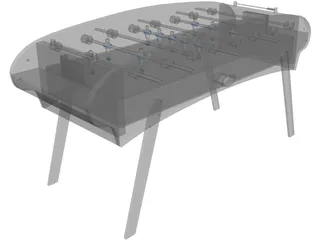 Table Football 3D Model