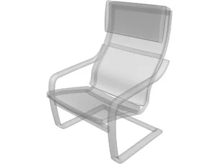 Poang Chair 3D Model