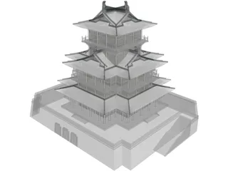 Chinese Castle 3D Model